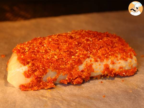 Bacalao con costra de parmesano y chorizo - Preparación paso 3