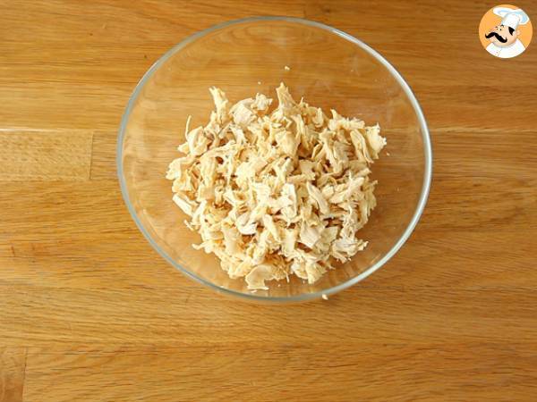 Ensalada brasileña -Salpicão- - Preparación paso 4