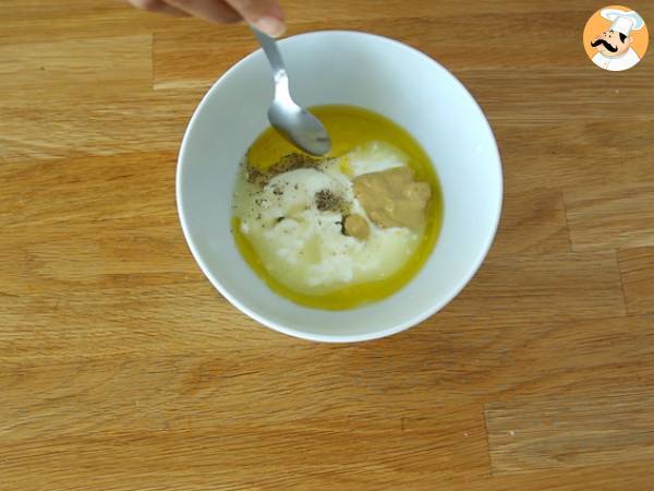 Ensalada brasileña -Salpicão- - Preparación paso 5