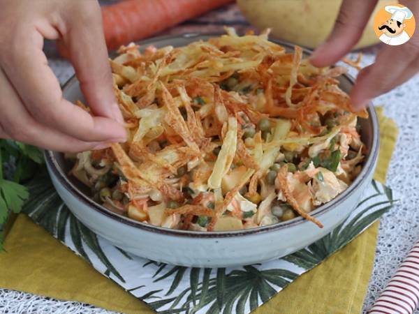 Ensalada brasileña -Salpicão- - Preparación paso 7