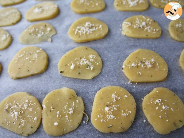 Galletitas de parmesano y romero - Preparación paso 4