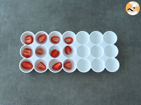Hielo con frutas - Preparación paso 1