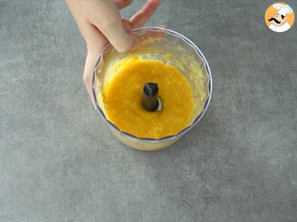 Helado de mango (sin heladera) - Preparación paso 3