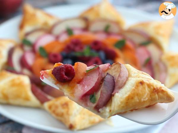 Tartaleta estrella de frutas - Preparación paso 5