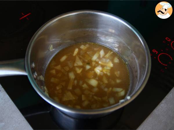 Sopa de lechuga y ensalada de garbanzos - Preparación paso 3