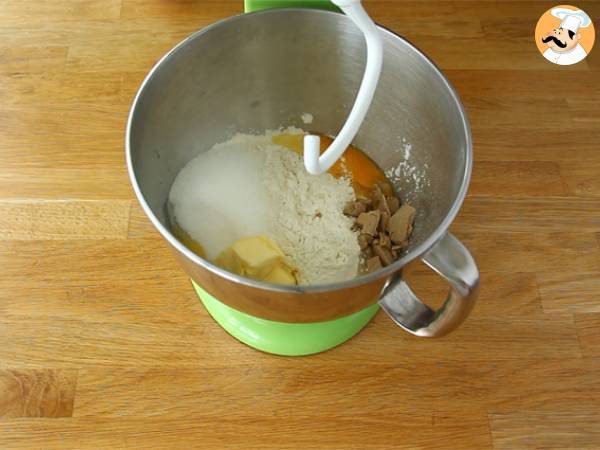 Brioches trenzados de albaricoque - Preparación paso 1