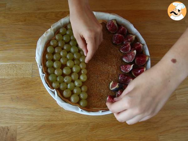 Tartaleta de higos y uvas - Preparación paso 4