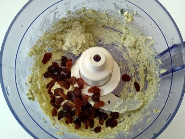 Sándwich de rúcula y queso azul - Preparación paso 2