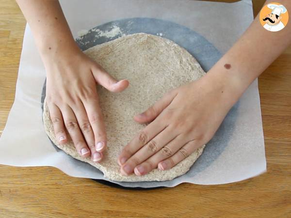 Focaccia de tomates cherry - Preparación paso 3