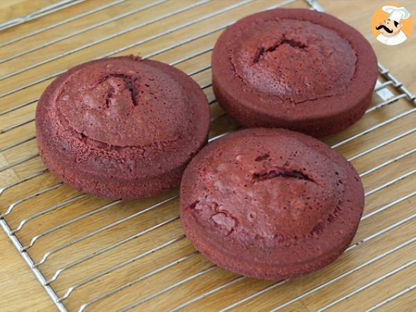 Red velvet cake - Preparación paso 6