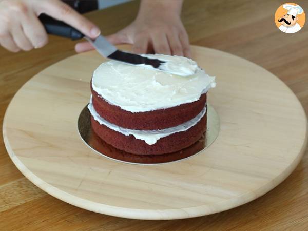 Red velvet cake - Preparación paso 10