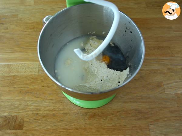 Pan negro - Preparación paso 1