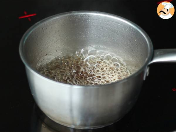 Manjar de coco con coulis de ciruelas - Preparación paso 3