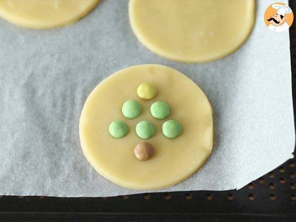 Galletas sablés de árbol de Navidad - Preparación paso 4