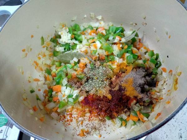 Guiso griego de berenjena - Preparación paso 4