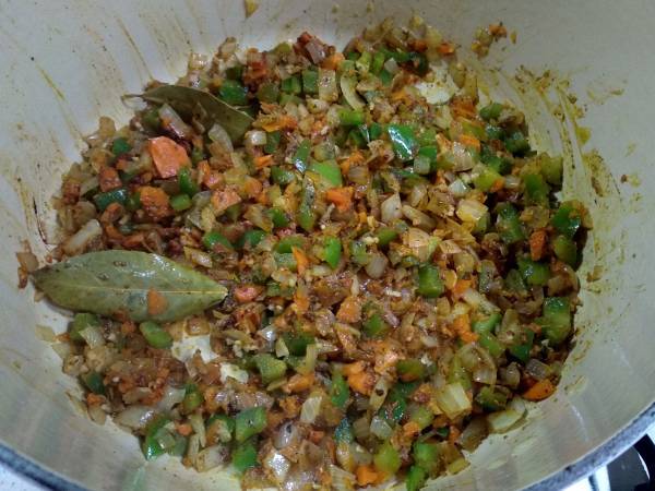 Guiso griego de berenjena - Preparación paso 5