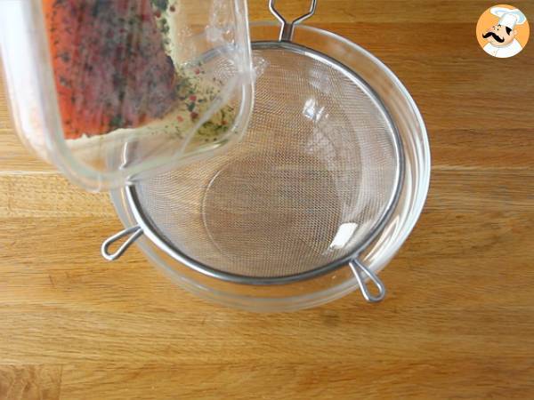 Gravlax, el salmón marinado sueco - Preparación paso 3