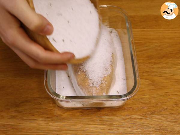 Foie curado en sal - Preparación paso 3