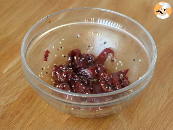 Rollitos de primavera vietnamitas: ternera marinada - Preparación paso 1