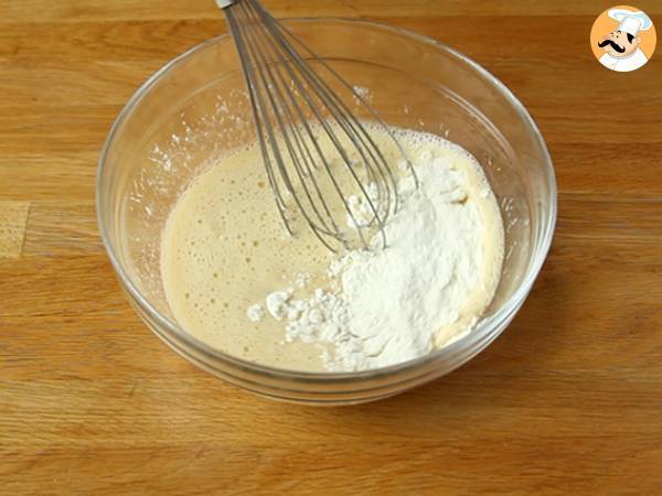 Masa de crepes con cerveza (sin lactosa) - Preparación paso 2