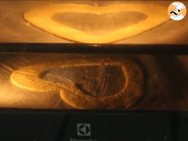 Tarta de corazón con Kinder (Heart cake) - Preparación paso 6