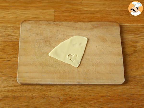 Cartas de amor de hojaldre y mermelada - Preparación paso 2