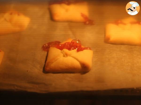 Cartas de amor de hojaldre y mermelada - Preparación paso 5