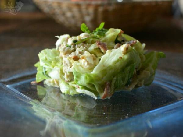 Deliciosa ensalada de pollo - Preparación paso 1