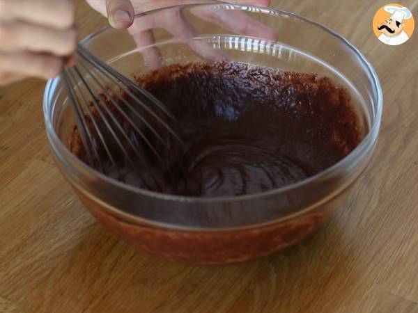 Brownie sin mantequilla - Preparación paso 2