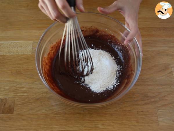 Brownie sin mantequilla - Preparación paso 3