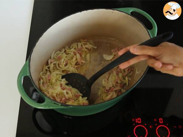 Gallo al vino (coq au vin) - Preparación paso 1