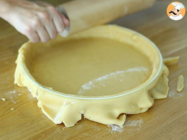 Pastel de manzana y almendras (Tarte normande) - Preparación paso 5