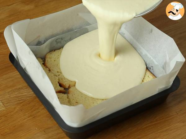 Barritas de cheesecake y tostadas francesas (French toast cheesecake bars) - Preparación paso 5