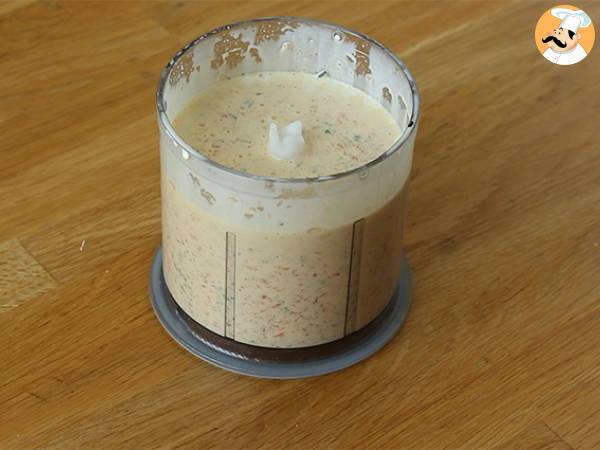 Pastel de salmón fresco y ahumado - Preparación paso 1