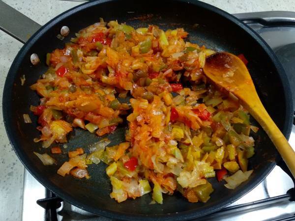 Garbanzos con bacalao, guiso para Semana Santa - Preparación paso 4