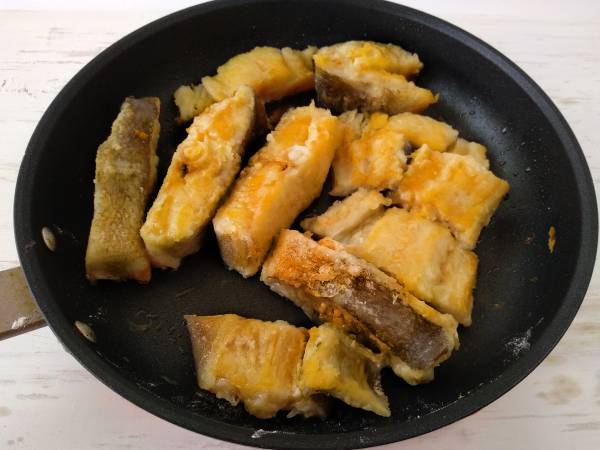 Garbanzos con bacalao, guiso para Semana Santa - Preparación paso 6