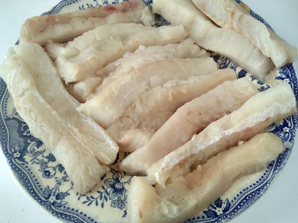 Fish fingers al horno {palitos de pescado} - Preparación paso 2