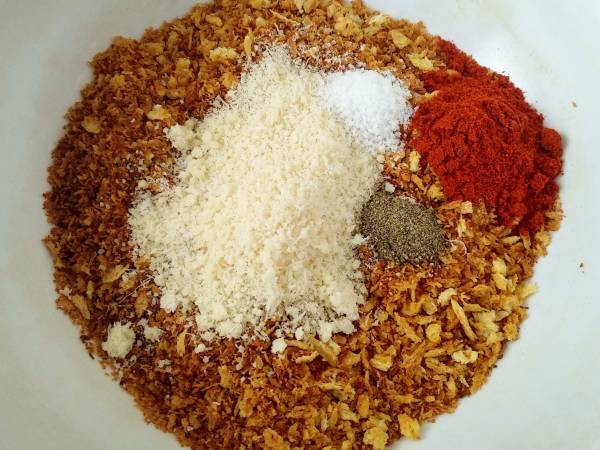 Fish fingers al horno {palitos de pescado} - Preparación paso 5