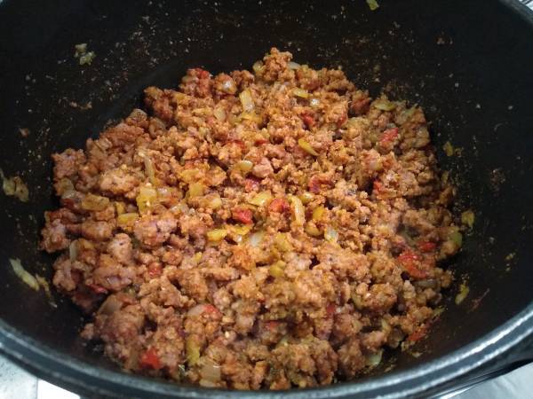 Chile con carne {no el auténtico pero sí el más popular} - Preparación paso 7