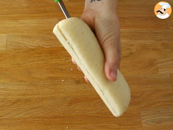 Panini con crema de cacao - Preparación paso 1