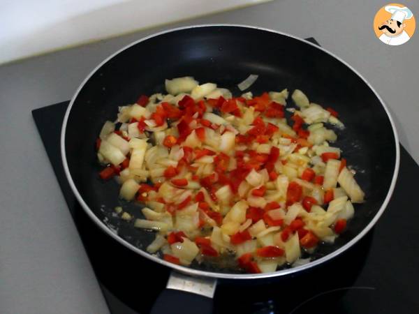 Hamburguesa estilo Sloppy Joes - Preparación paso 2