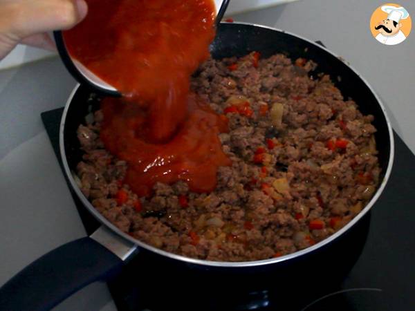 Hamburguesa estilo Sloppy Joes - Preparación paso 3