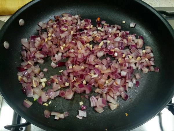 Lasaña mexicana {receta vegetariana} - Preparación paso 2