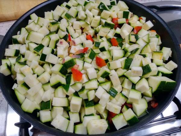 Lasaña mexicana {receta vegetariana} - Preparación paso 4