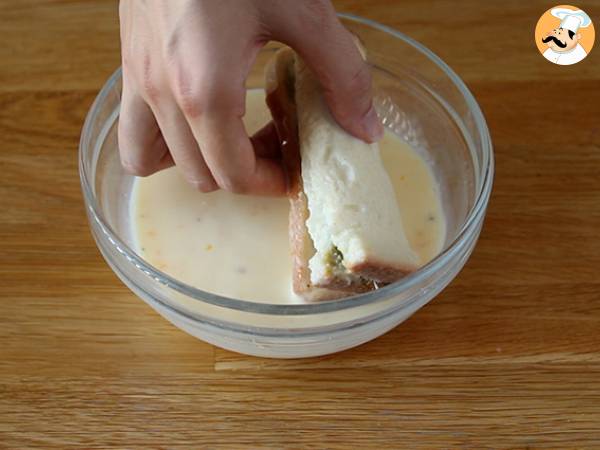 Tostadas francesas al pesto - Preparación paso 3