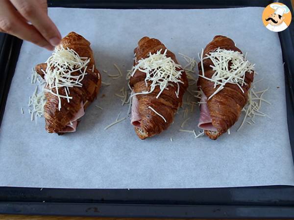 Croissants de jamón y queso - Preparación paso 3