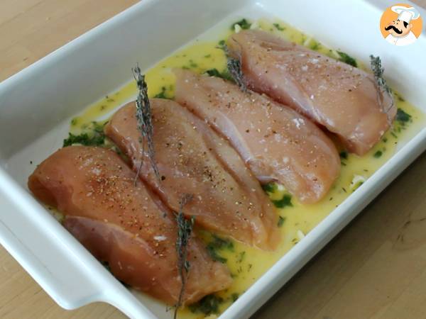 Pollo al limón al horno - Preparación paso 3