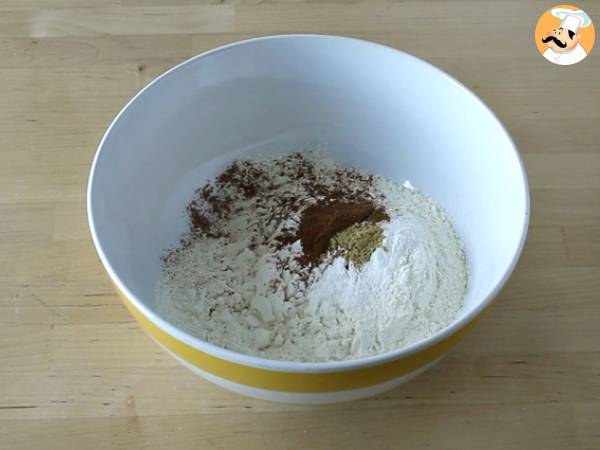 Bizcocho de zanahoria relleno de cheesecake - Preparación paso 2