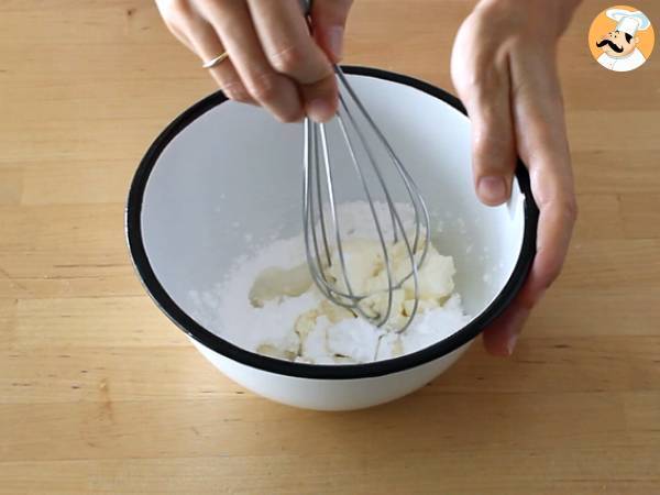 Bizcocho de zanahoria relleno de cheesecake - Preparación paso 8