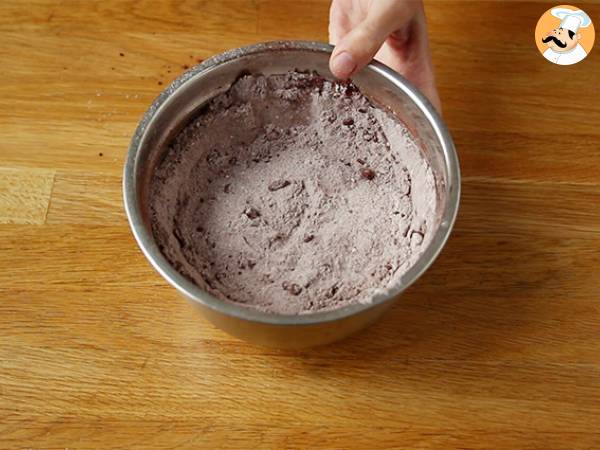 Bizcocho de mayonesa y chocolate - Preparación paso 1
